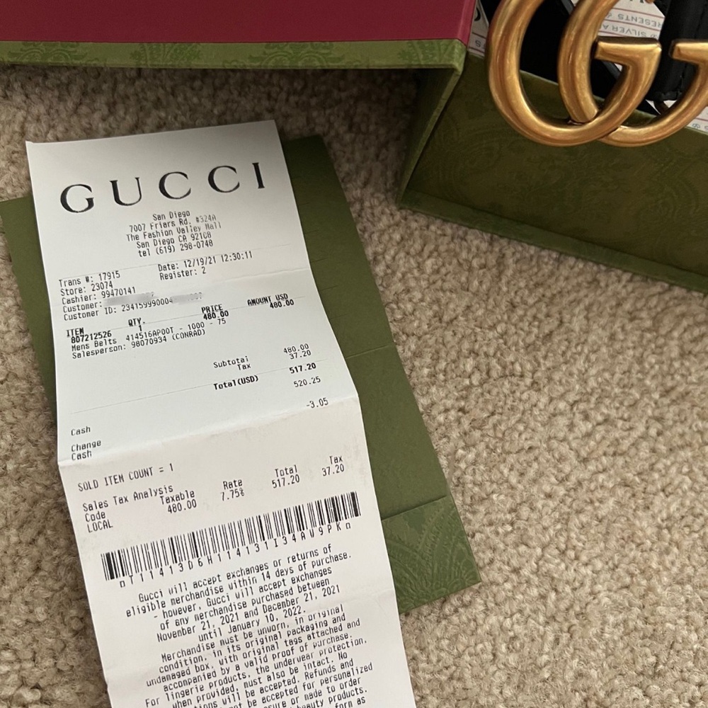 Gucci belt women
